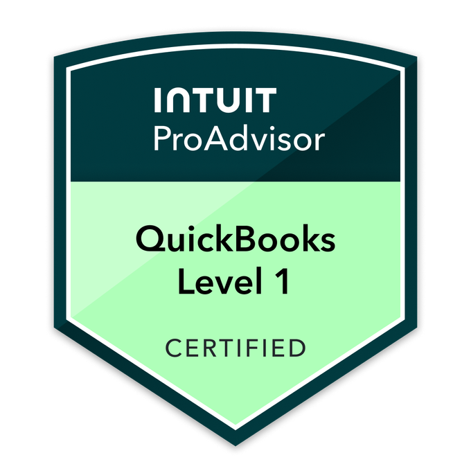 QuickBooks Certified Level 1